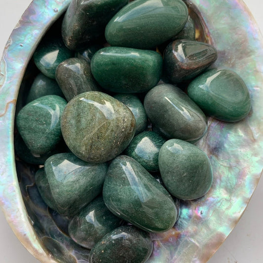 Green Aventurine Tumblestone - Aether & Element