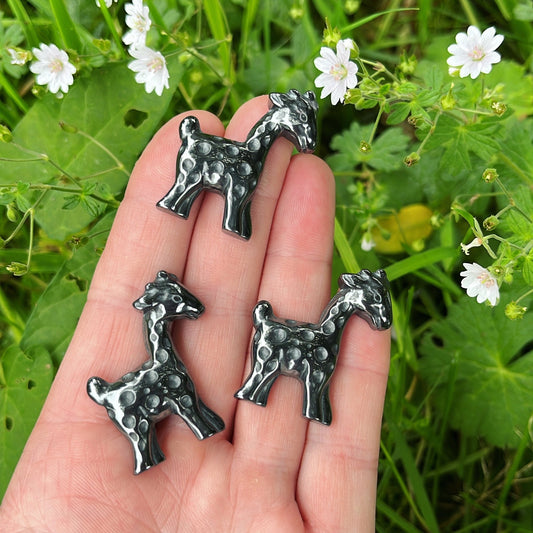 Hematite Giraffe - Aether & Element