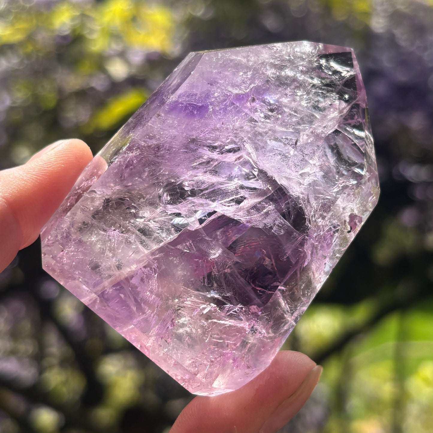 High Grade Brazilian Phantom Amethyst Point 176g - Aether & Element