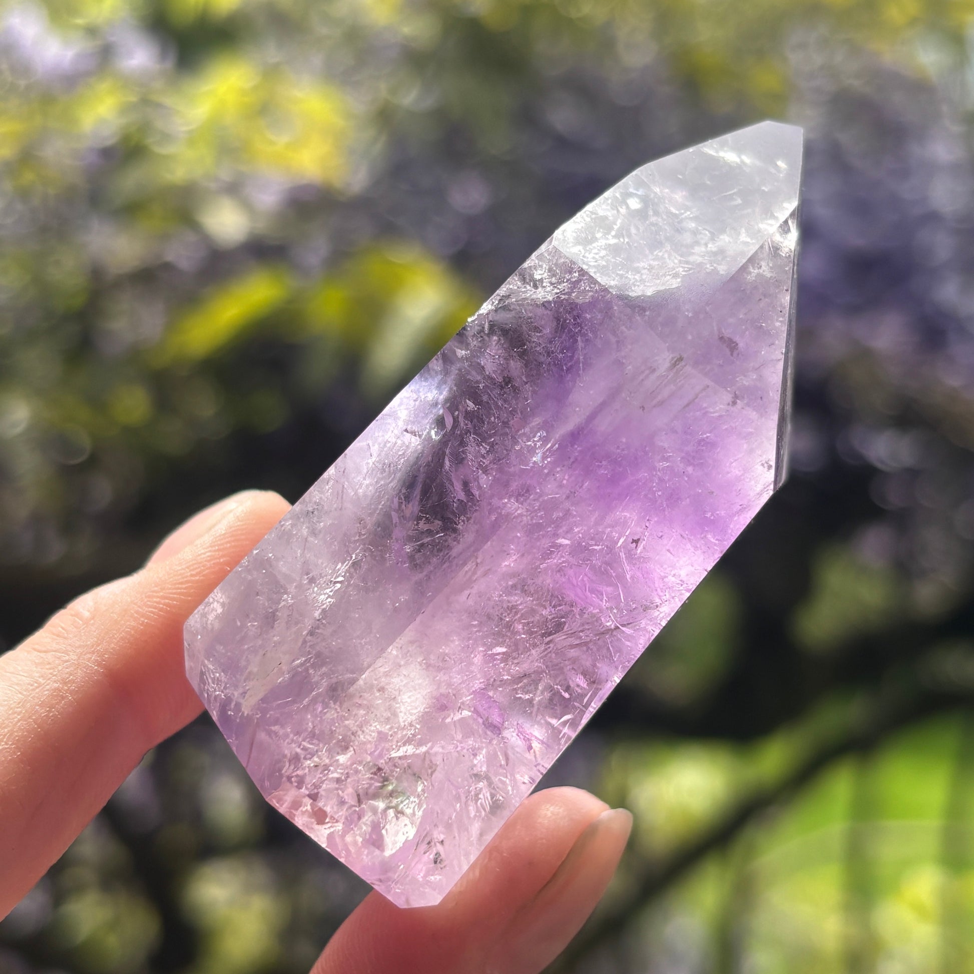 High Grade Brazilian Phantom Amethyst Point 176g - Aether & Element