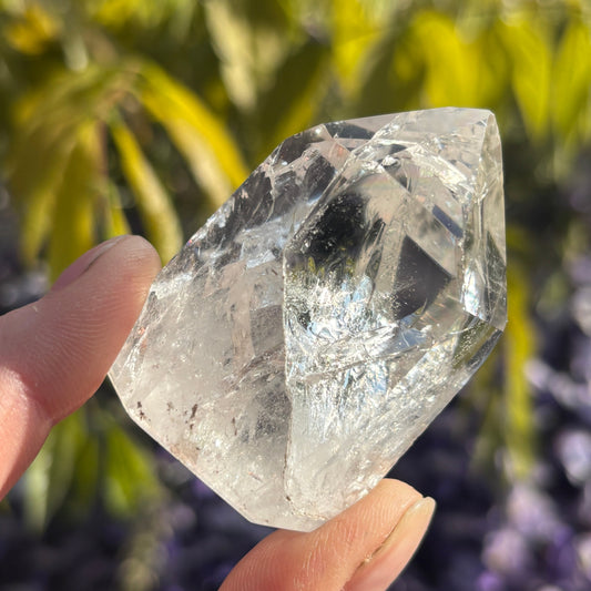 High Grade Crackled Clear Quartz Point 84g - Aether & Element