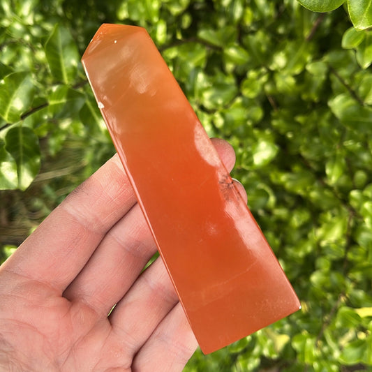 Honey Calcite Obelisk Tower | B - Aether & Element