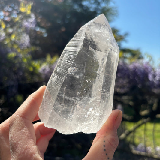 Lemurian Quartz Raw Crystal 546g - Aether & Element