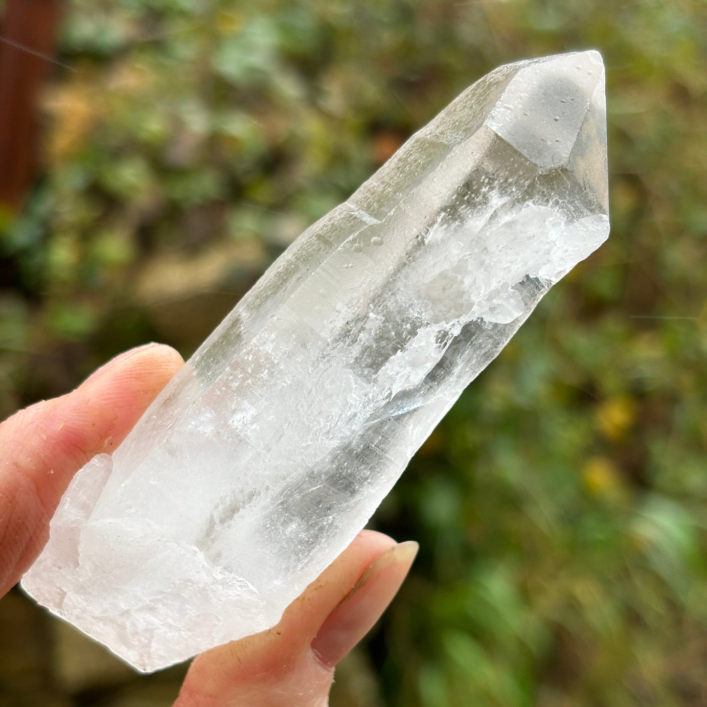 Lemurian Quartz Raw Crystal from Brazil 130g - Aether & Element