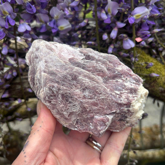 Lepidolite Raw Piece 273g - Aether & Element