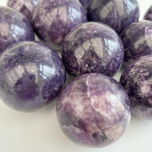 Lepidolite Sphere - Aether & Element
