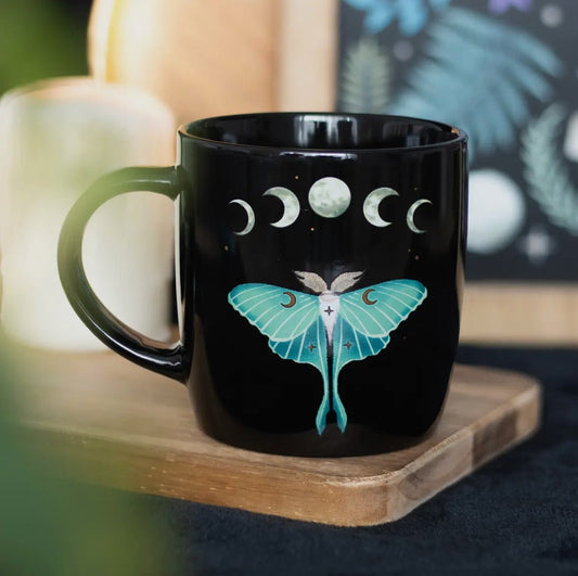 Luna Moth Moon Phase Mug - Aether & Element