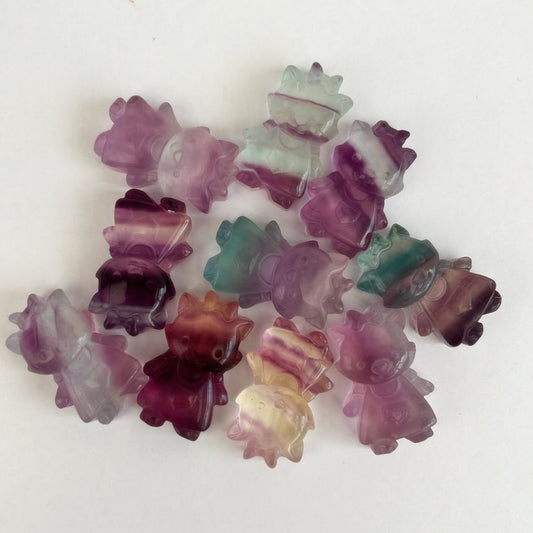 Mini Fluorite Kitty - Aether & Element
