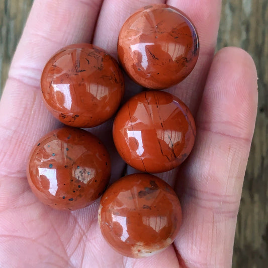Mini Red Jasper Sphere - Aether & Element