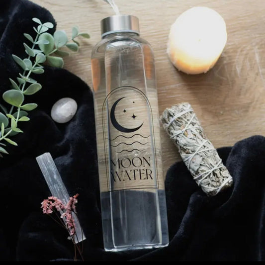 Moon Water Glass Bottle - Aether & Element
