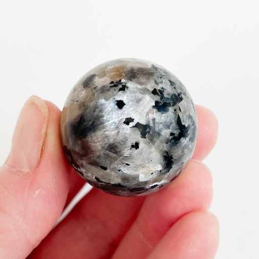 Moonstone with Sunstone Sphere | B - Aether & Element