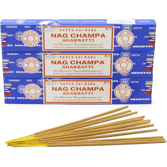 Nag Champa Satya Incense Sticks Pack - Aether & Element
