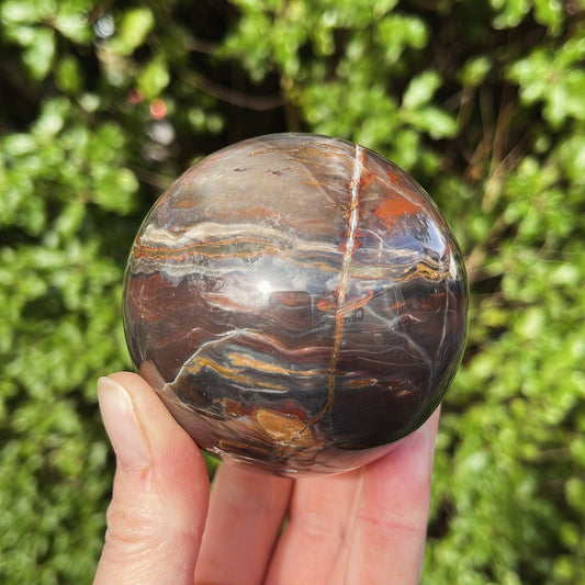 Petrified Wood Sphere | A - Aether & Element