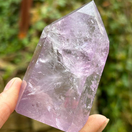 Brazilian Phantom Amethyst Point 198g - Aether & Element