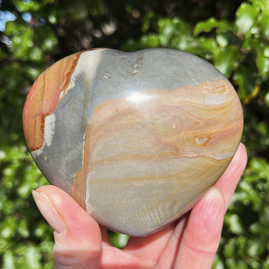 Polychrome Jasper Heart | B - Aether & Element