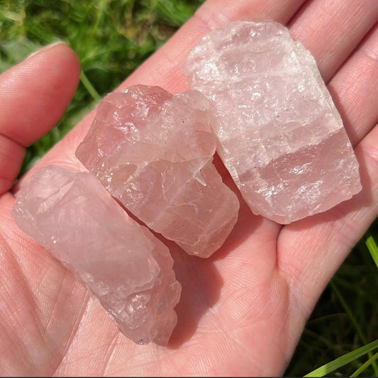 Raw Rose Quartz Chunk - Aether & Element