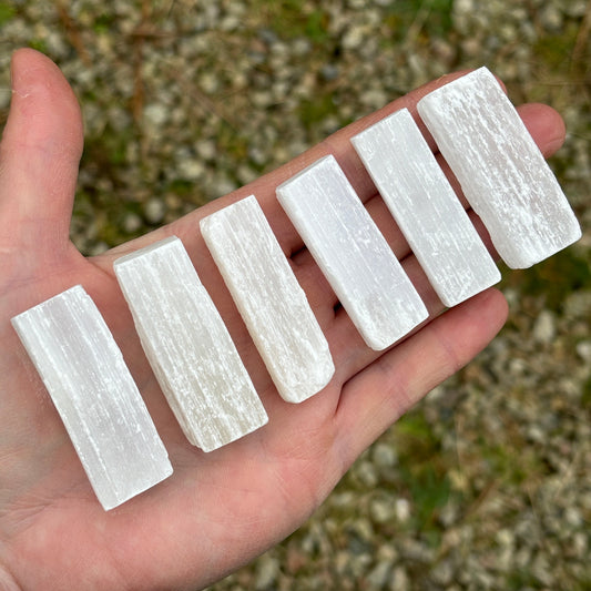 Raw Satin Spar Chunk - Aether & Element