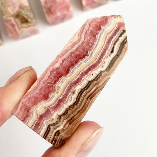 Rhodochrosite Tower Point - Aether & Element