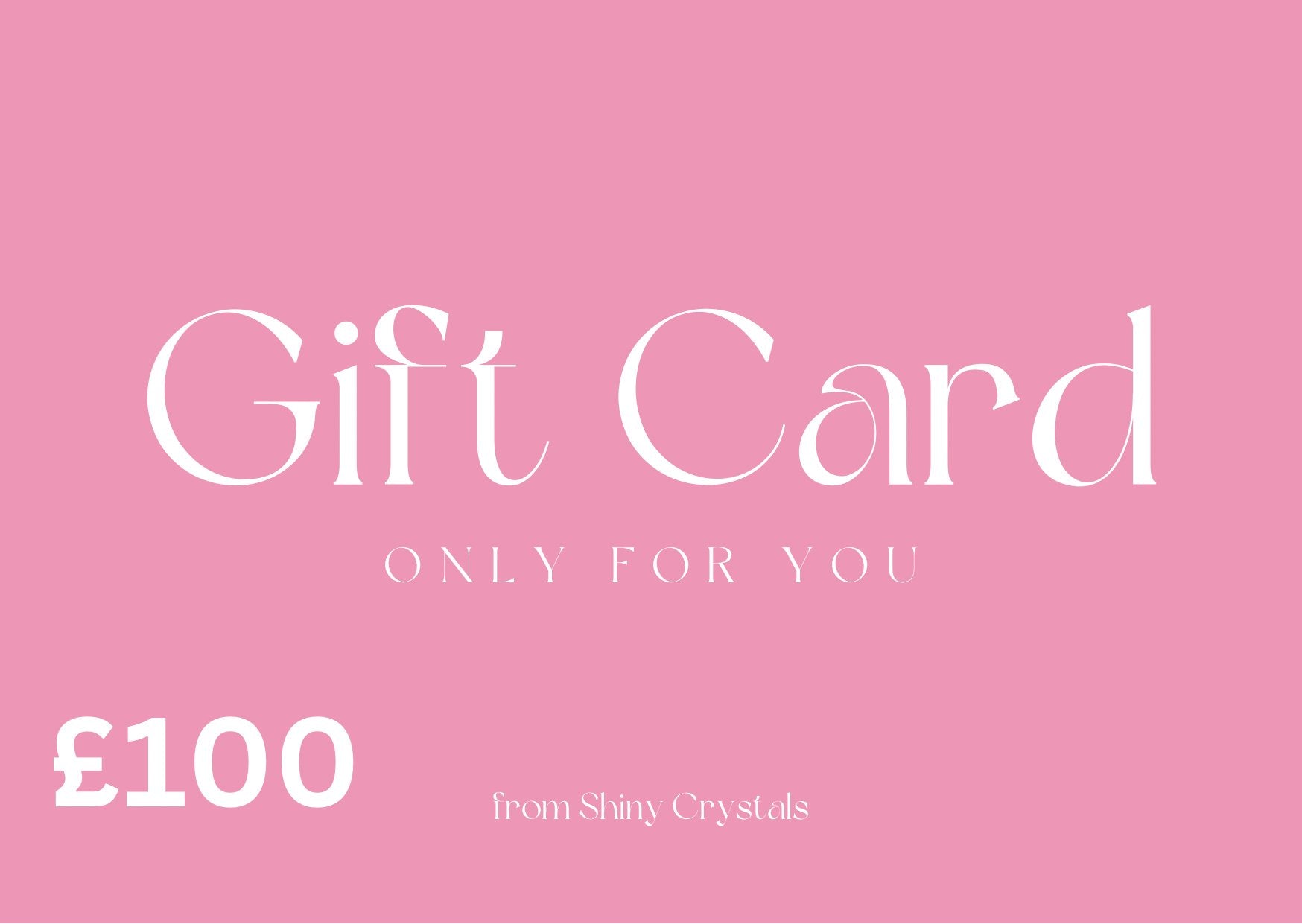 Shiny Crystals Gift Card - Aether & Element