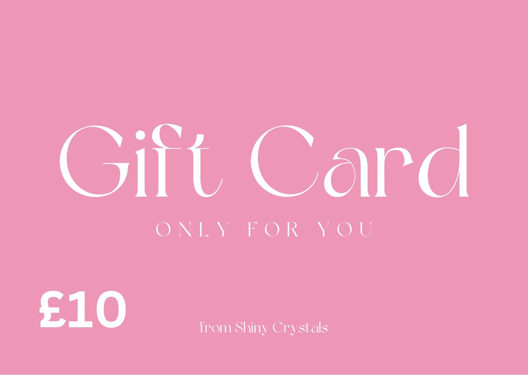 Shiny Crystals Gift Card - Aether & Element