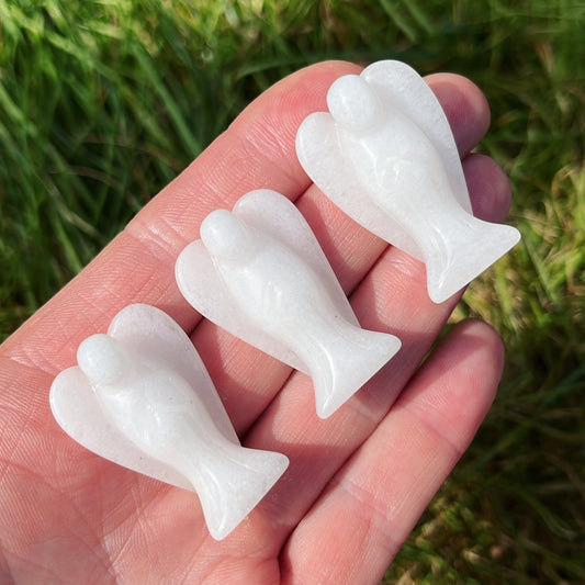 Snow Quartz Angel - Aether & Element