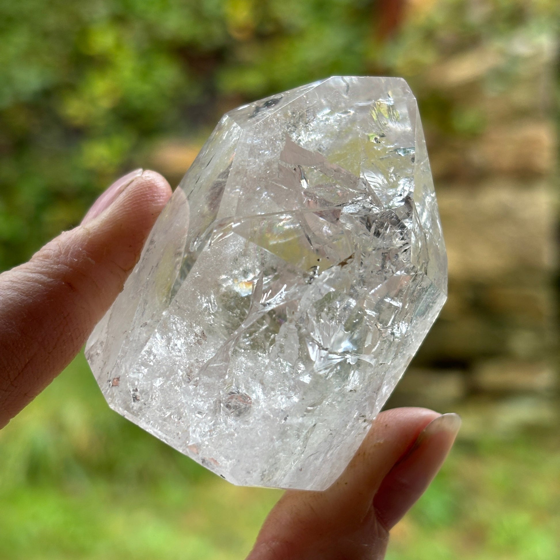 Soul & Clarity Crystal Set - Amethyst & Clear Quartz Points - Aether & Element