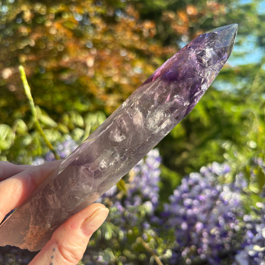 Stunning Brazilian Amethyst Half Polished Root 245g - Aether & Element