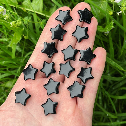 Tiny Black Obsidian Star - Aether & Element