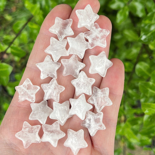Tiny Clear Quartz Star - Aether & Element