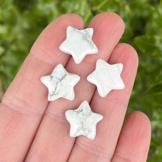 Tiny Howlite Star - Aether & Element