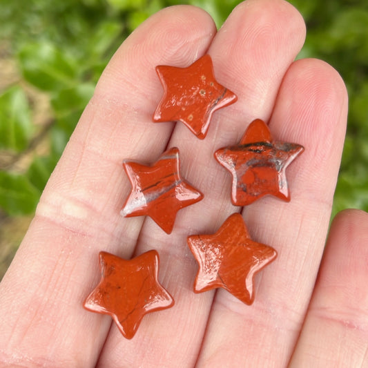 Tiny Red Jasper Star - Aether & Element