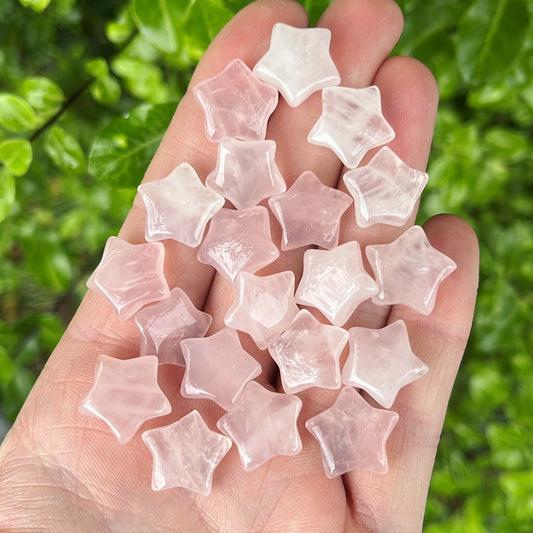 Tiny Rose Quartz Star - Aether & Element