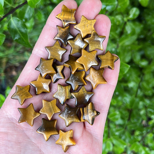 Tiny Tiger’s Eye Star - Aether & Element