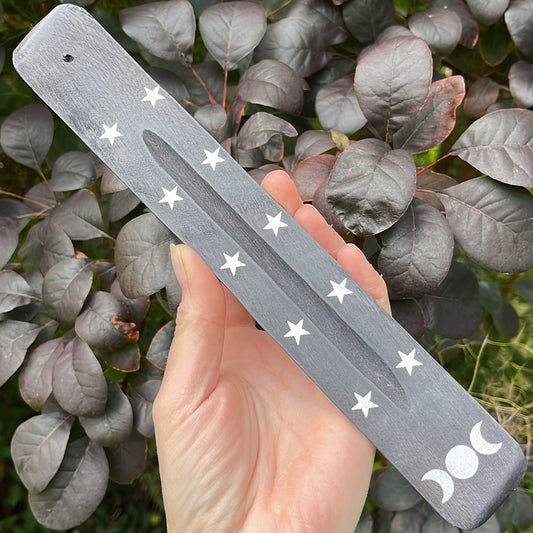 Triple Moon Incense Stick Holder - Aether & Element