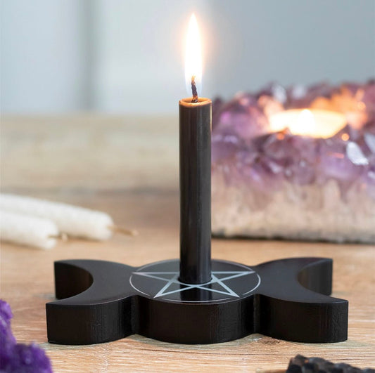 Triple Moon Spell Candle Holder - Aether & Element
