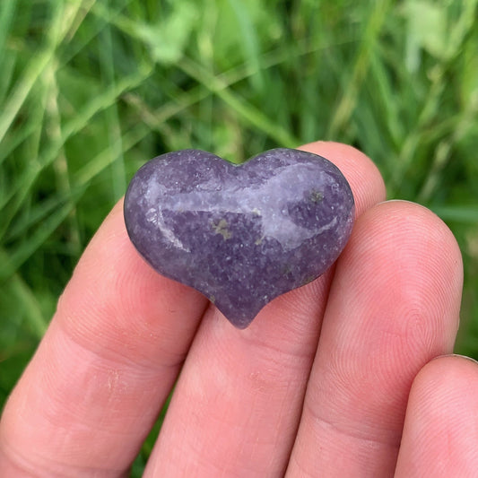 XS Lepidolite Heart - Aether & Element